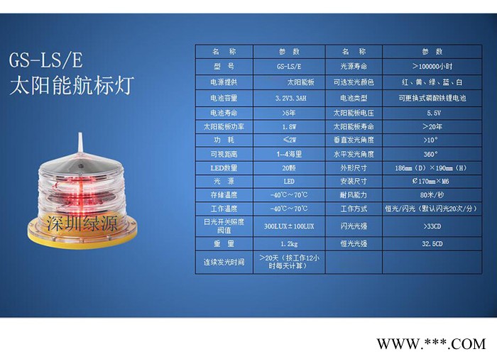 太阳能网标灯 探灯光罩 航标指示灯 船用航行灯 iaia 太阳能ais 太阳能导航标识灯图7