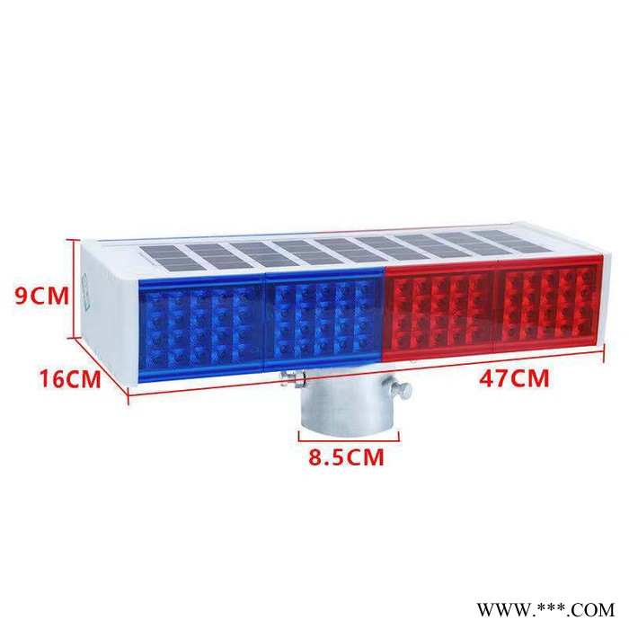 海思爆闪灯 太阳能爆闪灯 红蓝爆闪灯 施工灯图2