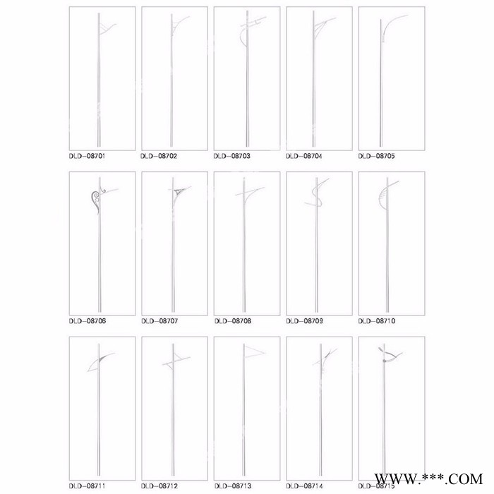 聚珍 太阳能led庭院灯 太阳能路灯图3