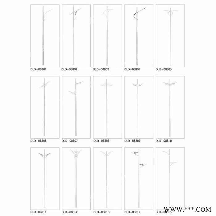 聚珍 太阳能led庭院灯 太阳能路灯图5