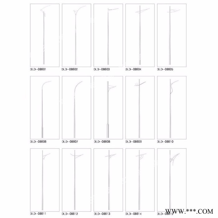 聚珍 太阳能led庭院灯 太阳能路灯图4