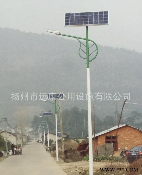 户外太阳能路灯 农村20W30W太阳能路灯 led6米太阳能路灯杆