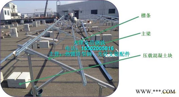 甘肃41*41*2.0 光伏支架镀锌C型钢厂家，光伏支架配件价格图6