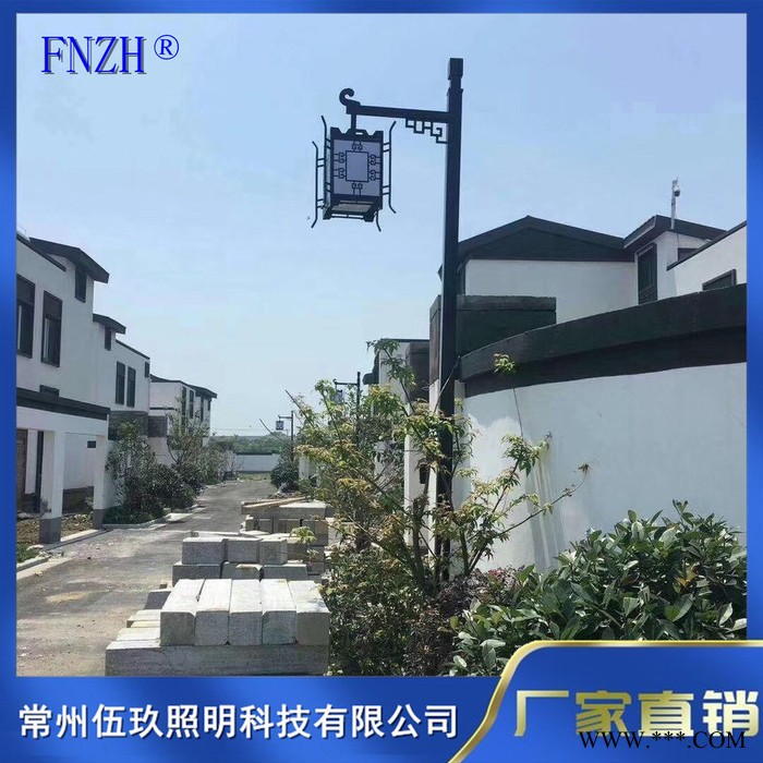 常州FNZH伍玖照明0350107湖北黄石小区园林广场户外绿化特色仿古太阳能不锈钢铝型材防水庭院灯厂家景观路灯批发图5