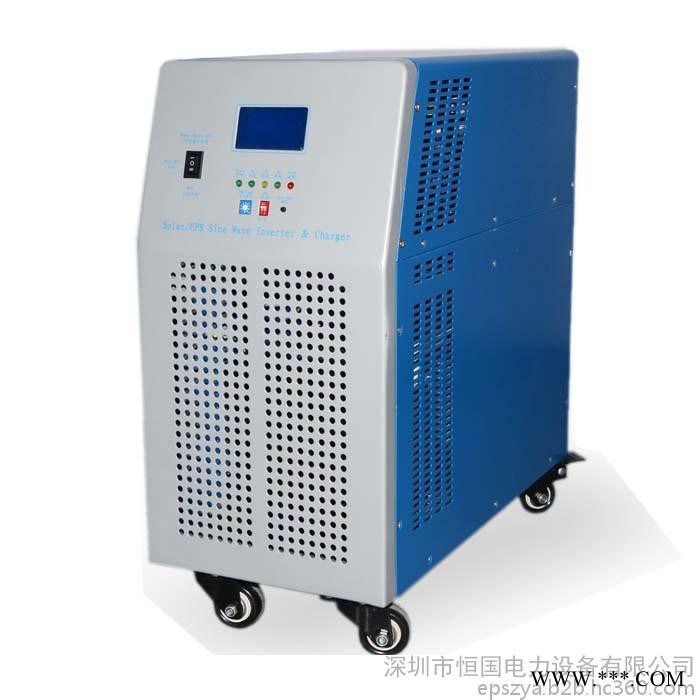 供应太阳能光伏逆变器6000W/直流48V转交流220V，太阳能发电系统，家用发电系统，工频正弦波厂家销售 |工频逆变器图3