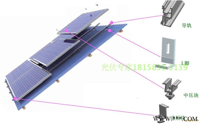 光伏发电支架太阳能发电系统图1