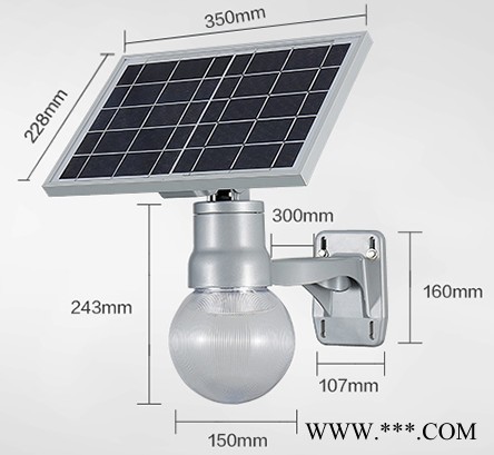 长忆CY-30WLED太阳能庭院灯，深圳太阳能LED庭院灯，一体化太阳能庭院灯，高品质LED庭院灯