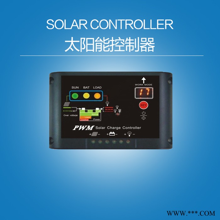 10A太阳能电池板控制器12V 24V 自动识别    防过载 电压保护图2