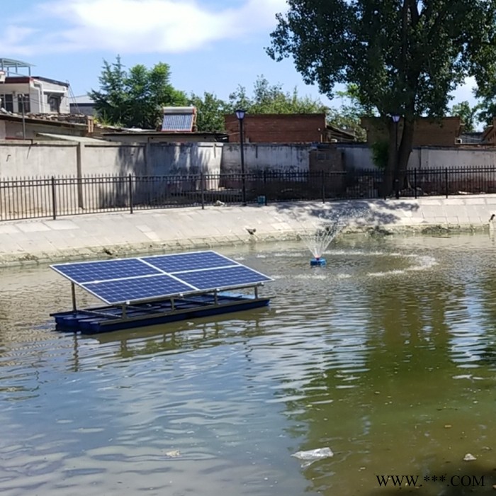 绿博斯LBSSUN-PQ 太阳能喷泉曝气机 太阳能曝气机 喷泉曝气机 光伏曝气增氧机  河道曝气机图5