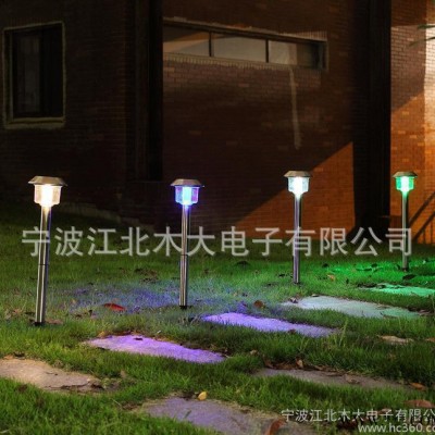 太阳能花园灯(4LED) 超高亮度太阳能草坪灯 led庭院灯