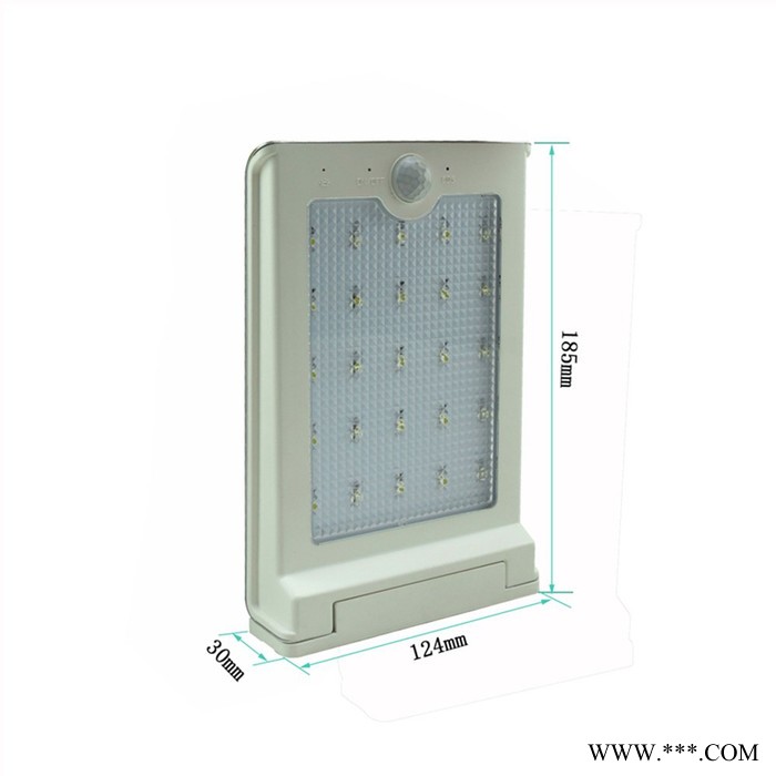 Y-SOLAR SL1-20太阳能灯LED 光控+人体感应庭院灯图6