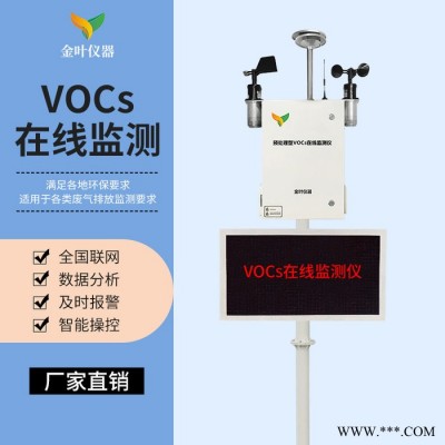 vocs在线监测系统，SLFW-YC01vocs监测设备厂家，推荐济南金叶仪器