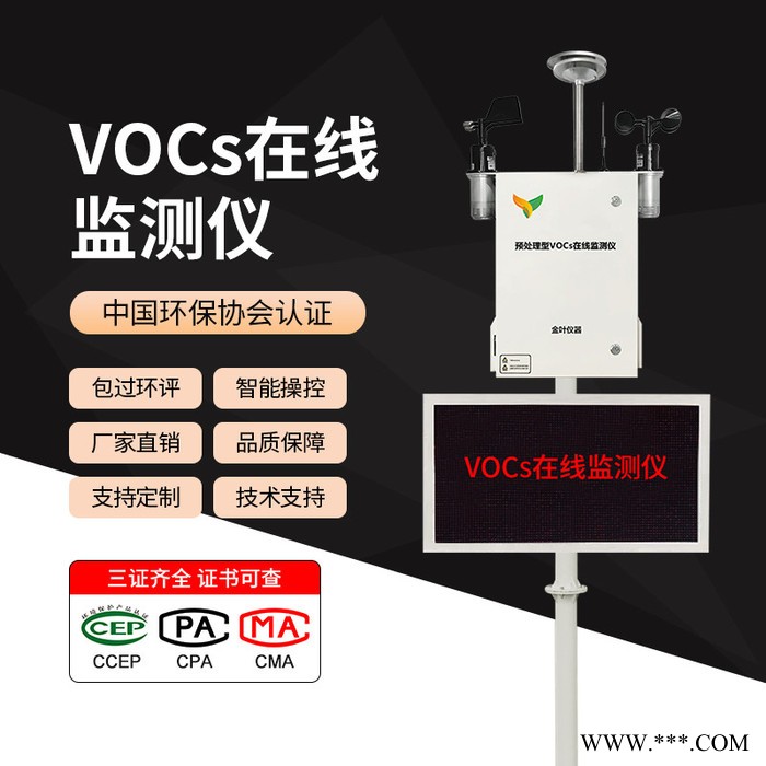 vocs在线监测系统，SLFW-YC01vocs监测设备厂家，推荐济南金叶仪器图2