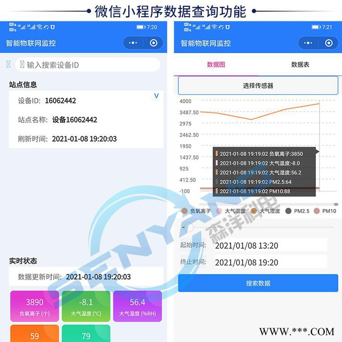 负氧离子监测系统 森洋科电SY-FY 大气负氧离子监测仪图4