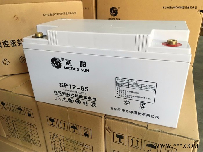 圣阳SP12-65 UPS蓄电池 太阳能蓄电池