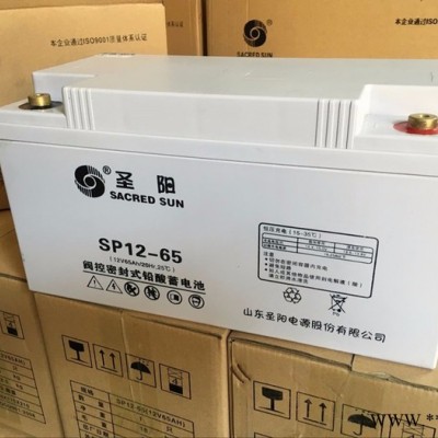 圣阳SP12-65 UPS蓄电池 太阳能蓄电池