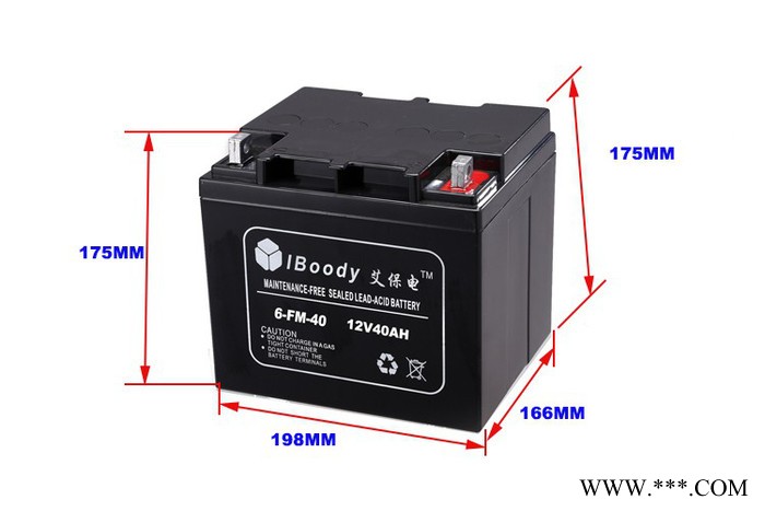 艾保电6-FM-40蓄电池 铅酸太阳能蓄电池 ups系统蓄电池 12v24ah电池 消费eps电源 照明蓄电池图2