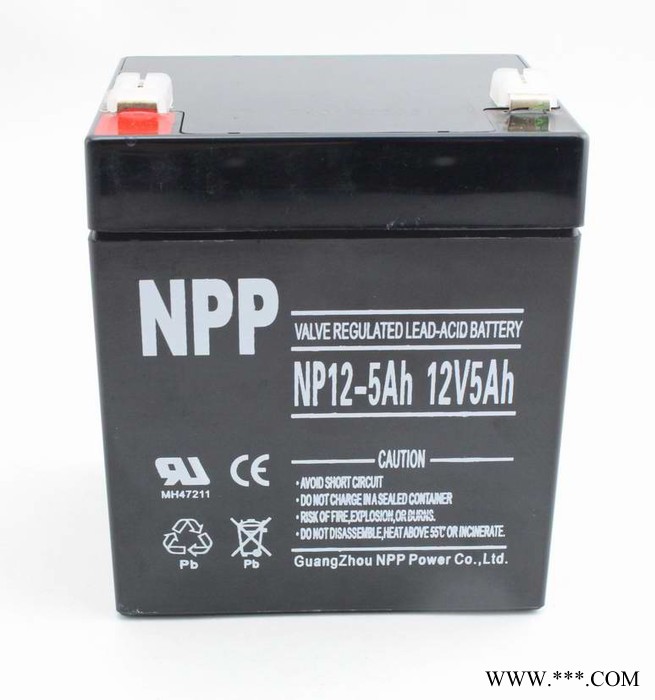 NPP 耐普蓄电池 NP12-5 太阳能免维护蓄电池 12V5AH 4AH UPS电源