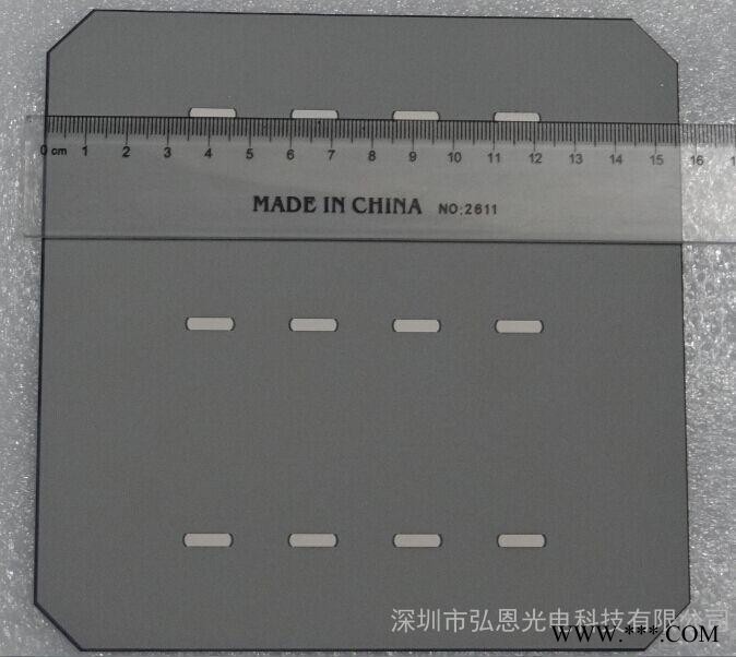 弘恩光电供应德国BOSCH进口156单晶电池片4.3W正背面主栅线连续电池片 单晶硅太阳能电池图3