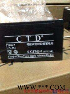 CTD西替帝6GFM24/12V24AH阀控式密封蓄电池 太阳能储备电源 风力发电 消防应急照明UPS不间断电源