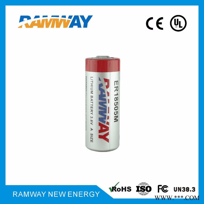 睿奕ER18505M 3.6V 3500mAh 一次性 锂亚电池 锂电池 智能水表电池图1