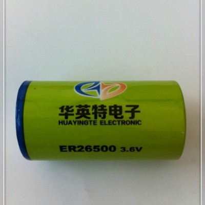 智能洁具用3.9V 一次锂亚电池 ER26500--武汉华英特电子有限公司