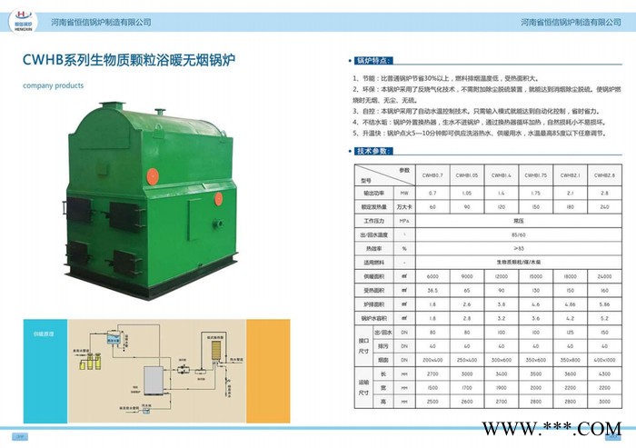 河南省恒信锅炉供应 生物质锅炉CWHB-0.7-0.7图6