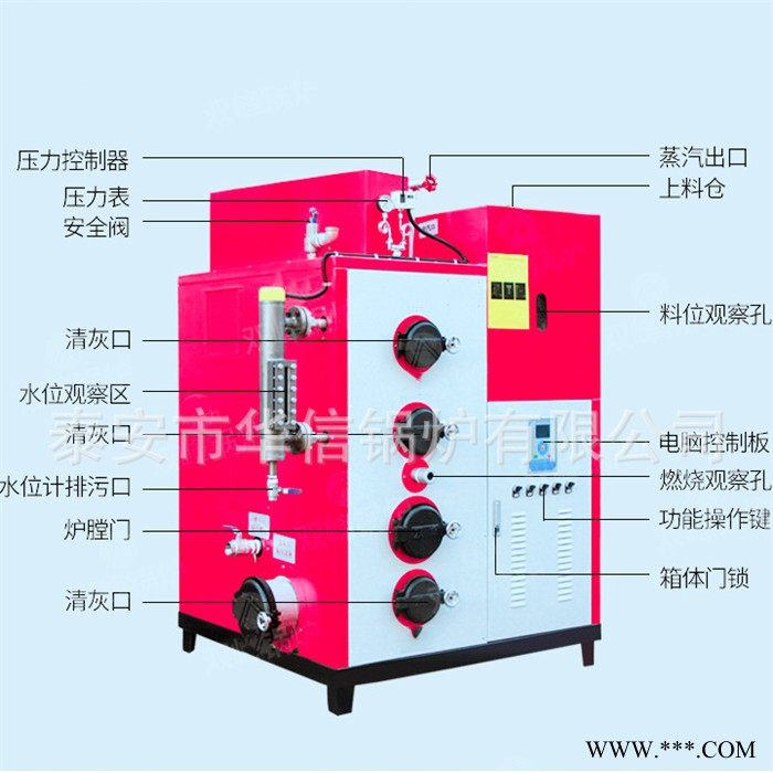 中兴齐全 生物质锅炉  全自动生物质蒸汽锅炉 蒸菌灭菌服装烫熨用4-7公斤压力蒸汽发生器图3