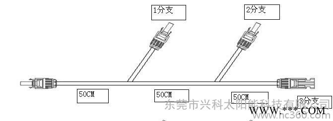 供应分支接头，光伏多支接头，多分支连接器