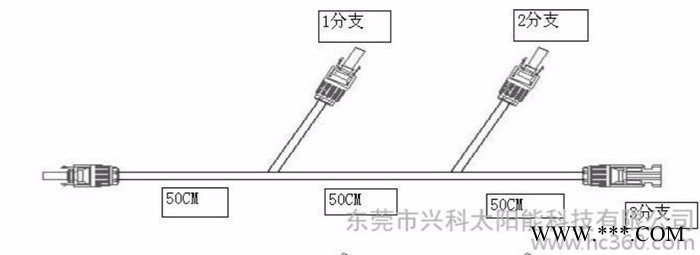 供应分支接头，光伏多支接头，多分支连接器图4