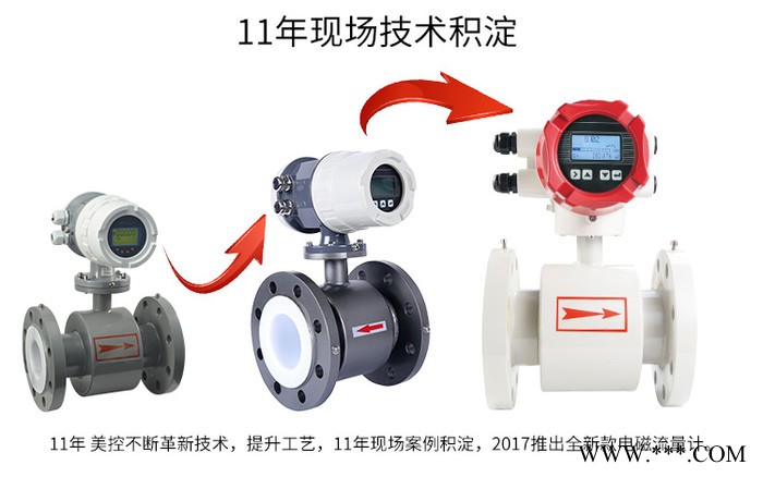 冷冻水流量计 锂电池电磁流量计 夹持式电磁流量计图4