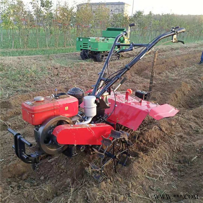 佳硕电启动柴油四驱旋耕机 果园行间碎草机 锂电池小型锄草机图4