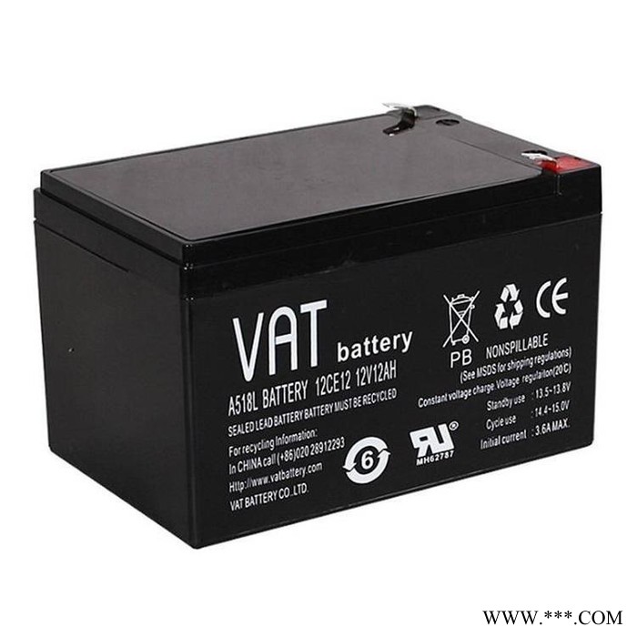 VAT蓄电池VI12-12 12V12AH机房消防电池 UPS电源电池 EPS直流屏电池 光伏新能源电池图3