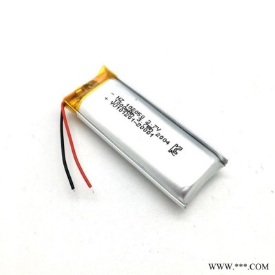 KC UN38.3 MSDS认证3.7V聚合物锂电池102050-1200mah.家电电动玩具按摩器美容