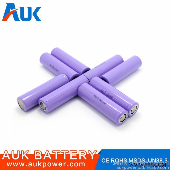 AUK18650锂电池3.7v 2600mah/3000mah/3500mah图3