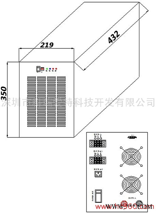 供应科瑞爱特 立式 DC220/AC220-5KVA 正弦波逆变器光伏逆变器 DC220VAC220V逆变电源图2