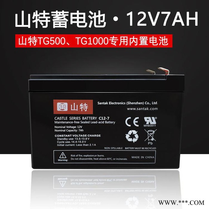 山特蓄电池C12-17城堡系列12V17AH直流屏UPS蓄电池 EPS蓄电池 风能光伏发电 电厂专用电池图8