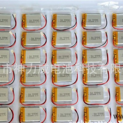 503040聚合物锂电池 600MAH 蓝牙 音箱电池 按摩