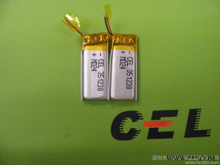 供应351230-80MAH  3.7V 聚合物电池 锂电池