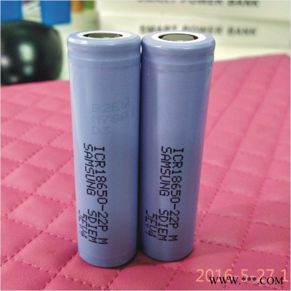 原装三星samsung18650电芯 3.7V 2200mAh 充电锂电池电芯