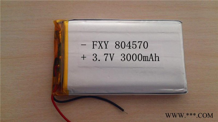 供应 804570锂电池 移动电源电池 3000MAH