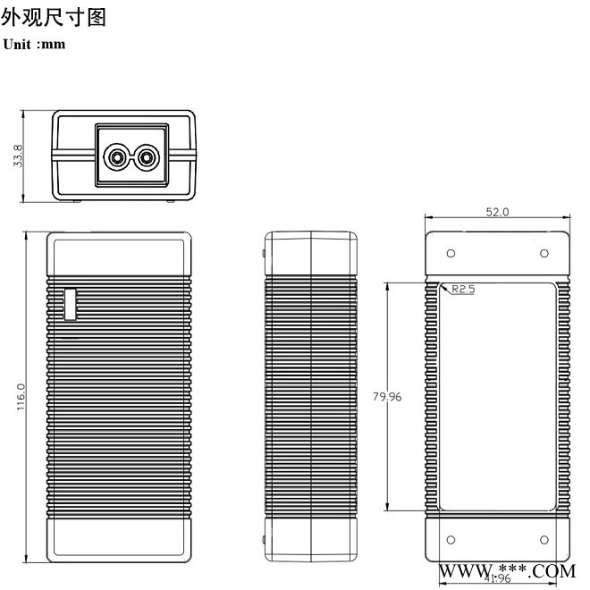 鑫粟  电池充电器 12.6V5A锂电池充电器