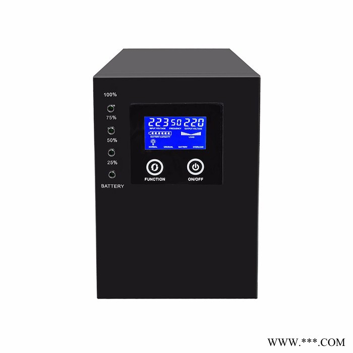 厂家 1000W 12V24V转220V光伏逆变器  智能纯正弦波逆控一体机 内置太阳能控制器图2