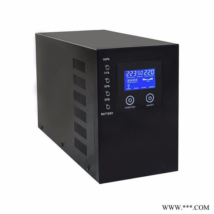 厂家 1000W 12V24V转220V光伏逆变器  智能纯正弦波逆控一体机 内置太阳能控制器图3