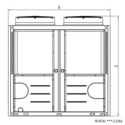 志高DKZCN-160S/F3(U型)定频冷暖二联供系列热泵机组 商用热泵机组 空气源热水器  空气能厂家 热泵厂家