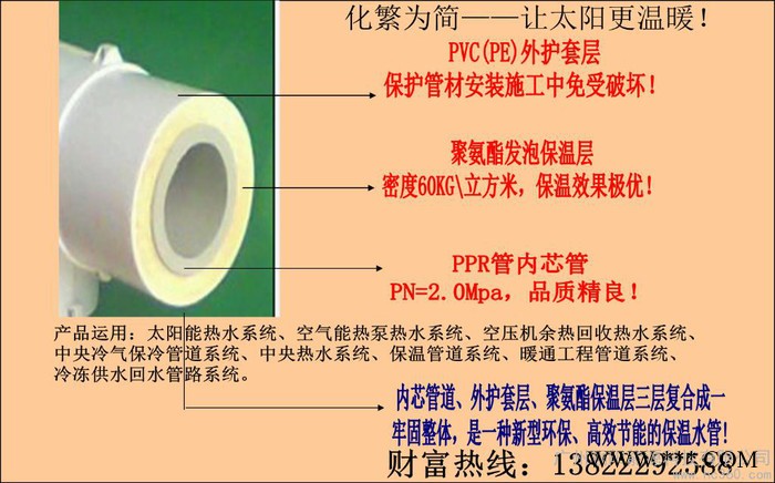 供应骊阳保温管、太阳能热水器、空气能图1