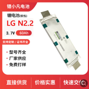 LG N2.2锂电池软包60AH/5C倍率快充太阳能房车大容量动力电池组