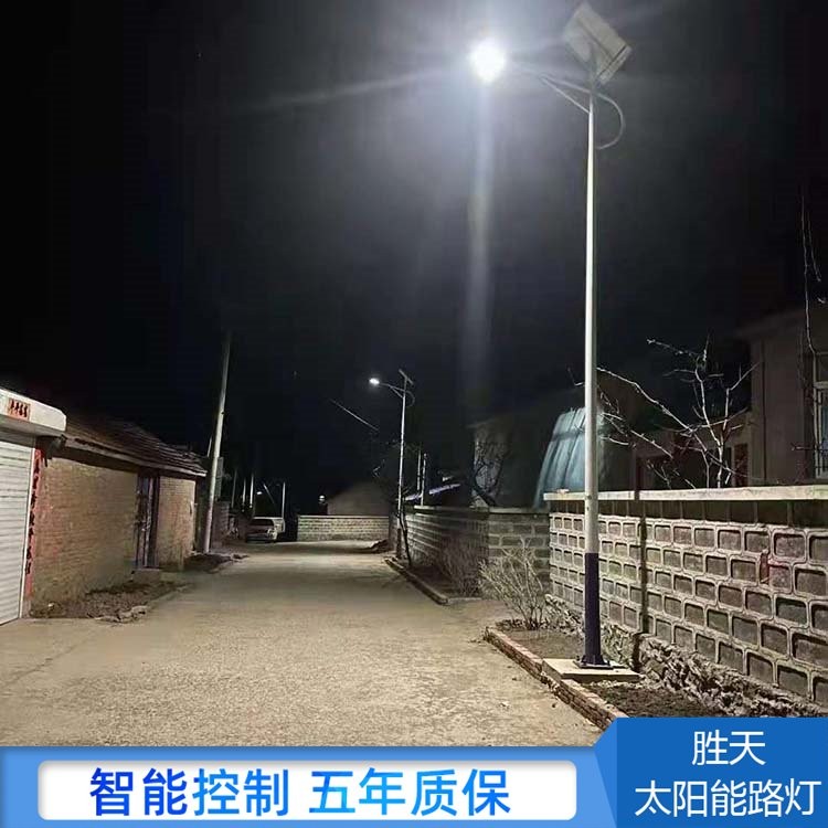 一体化太阳能路灯 户外照明灯 人体感应庭院灯 农村天黑自动亮图2