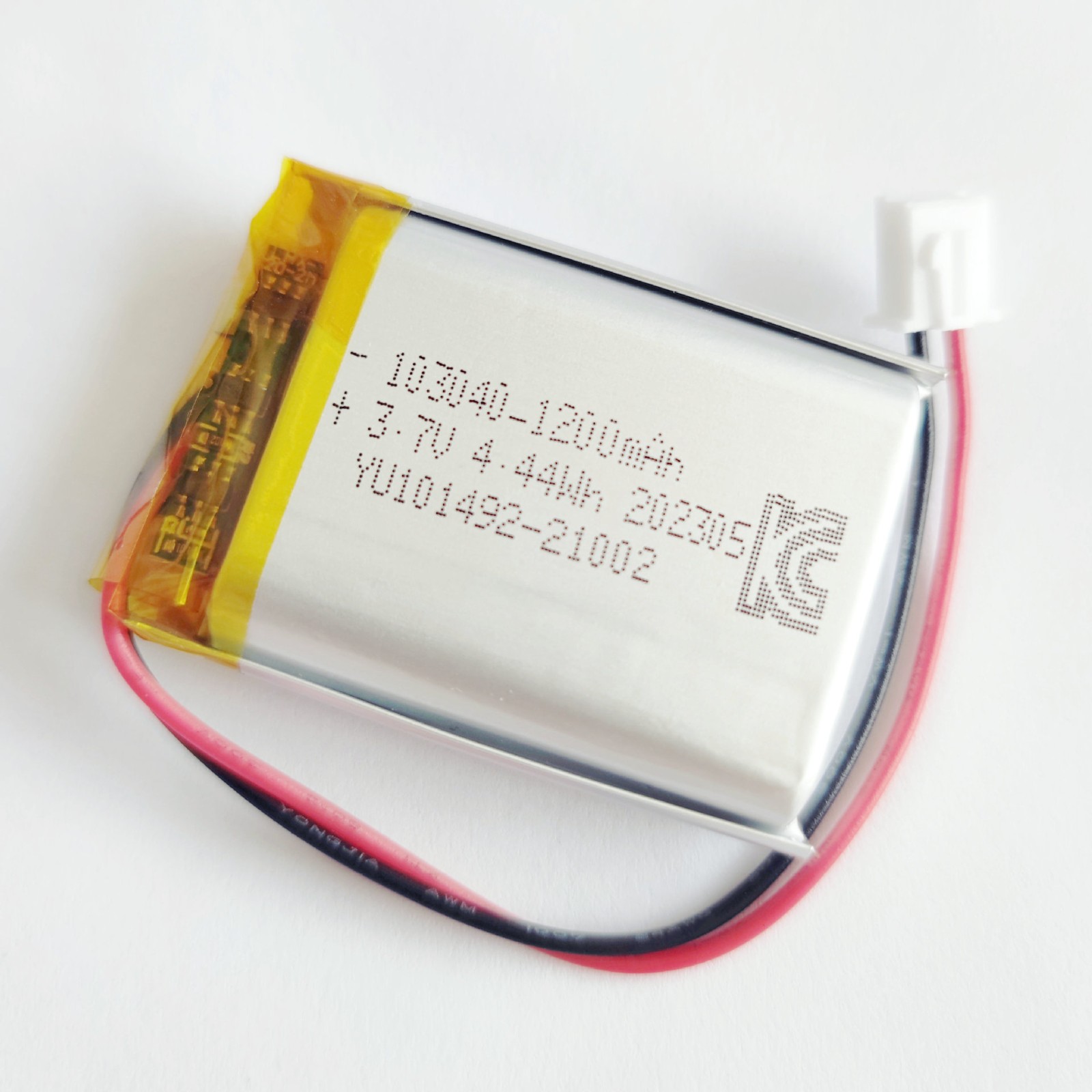 韩国KC认证聚合物锂电池103040容量1200mah 小夜灯按摩器锂电池图5