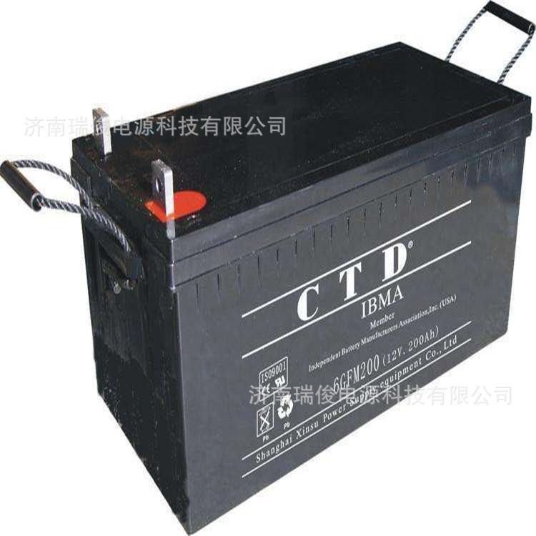 CTD蓄电池6GFM100 12V100AH阀控式铅酸电池 EPS直流屏UPS蓄电瓶图2